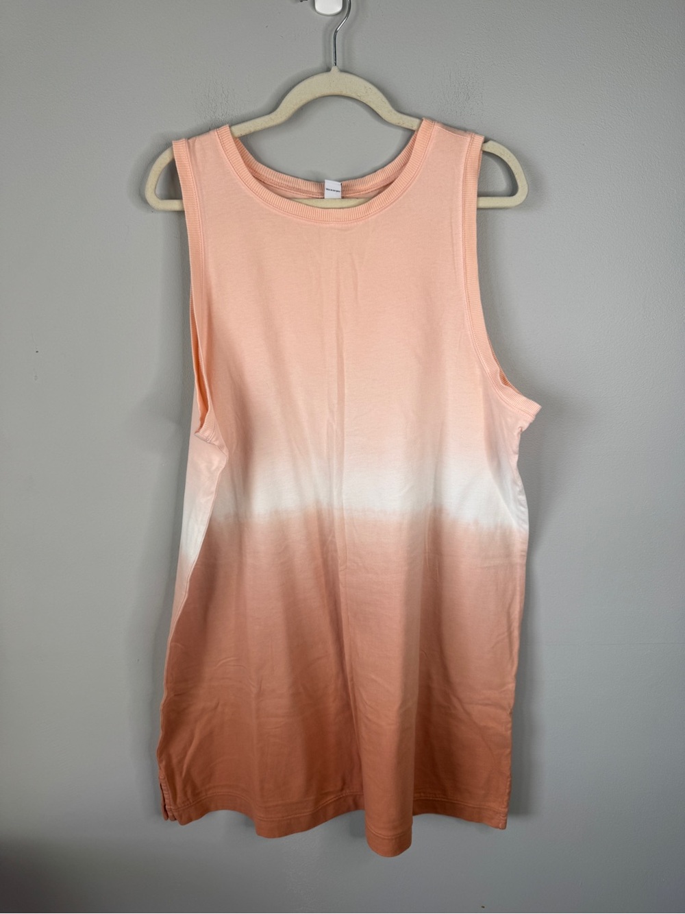 Old Navy Peach Ombre Sleeveless Mini Dress